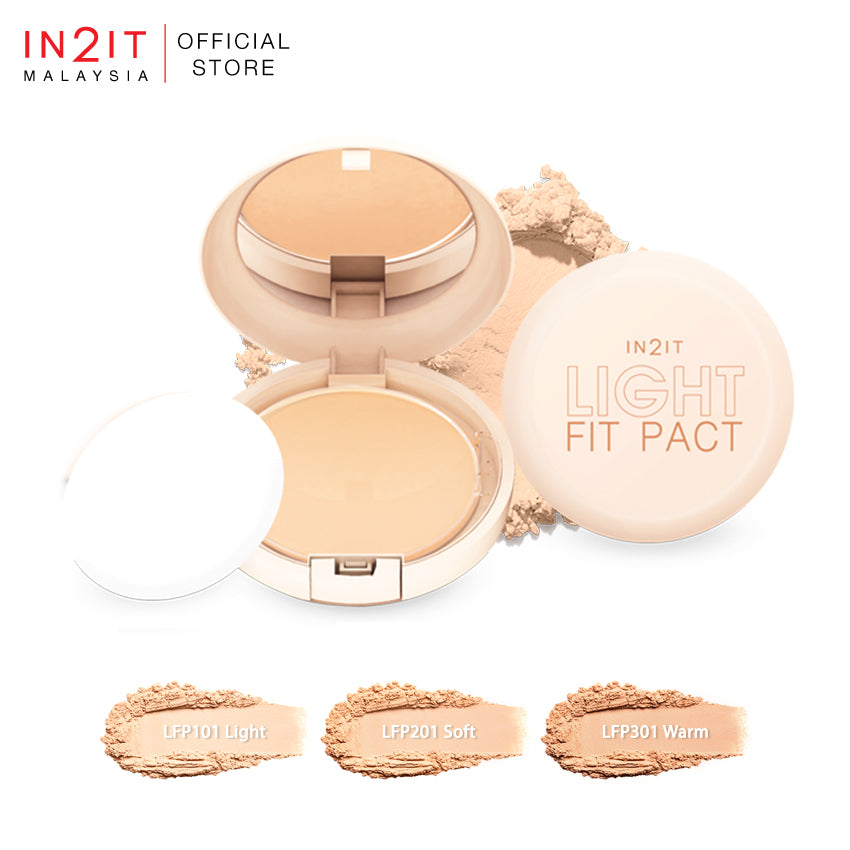 IN2IT Light Fit Pact 2-Way Powder SPF 25 PA+++