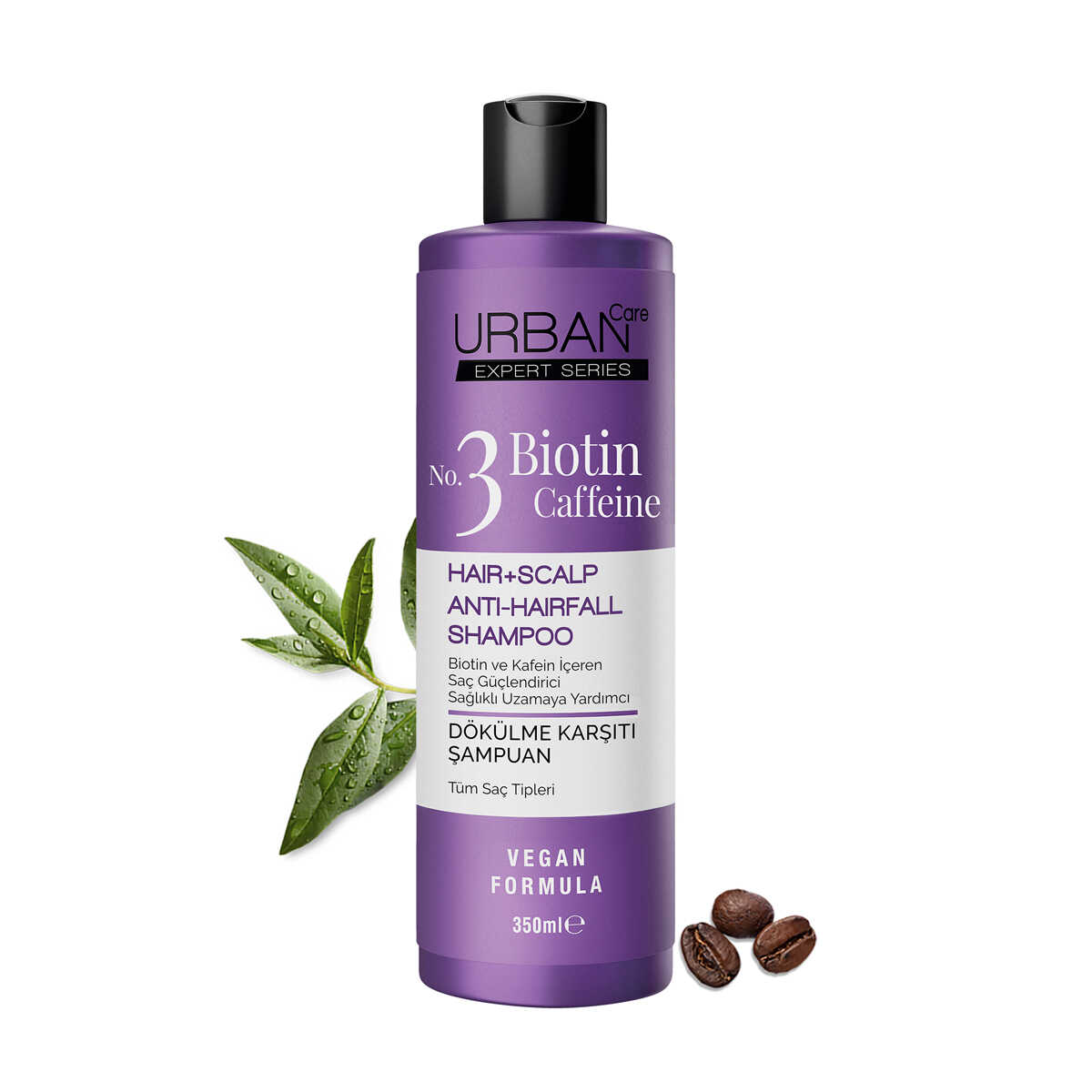 Urban Care Expert Biotin & Caffein Hair + Scalp Shampoo 350ml