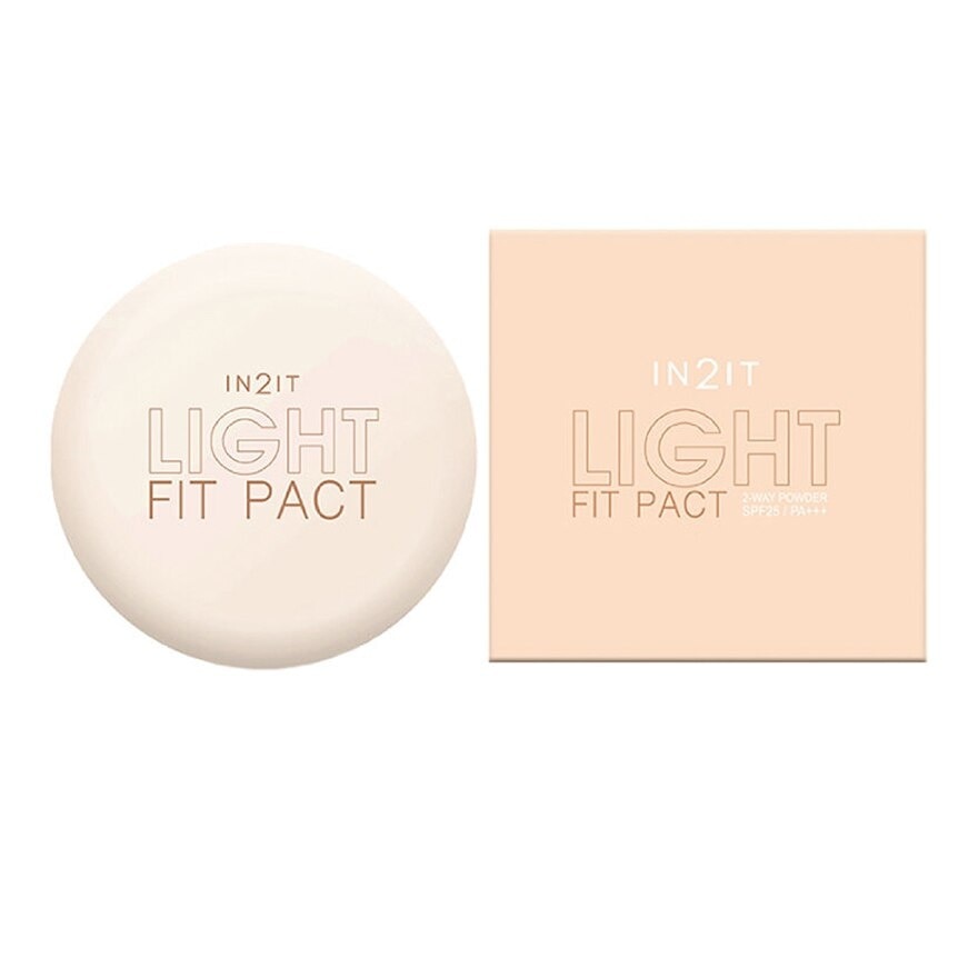 IN2IT Light Fit Pact 2-Way Powder SPF 25 PA+++